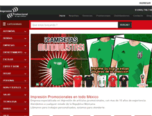 Tablet Screenshot of impresionpromocional.com